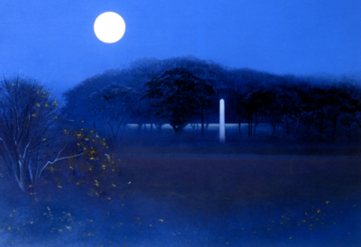 Moon & Obelisk